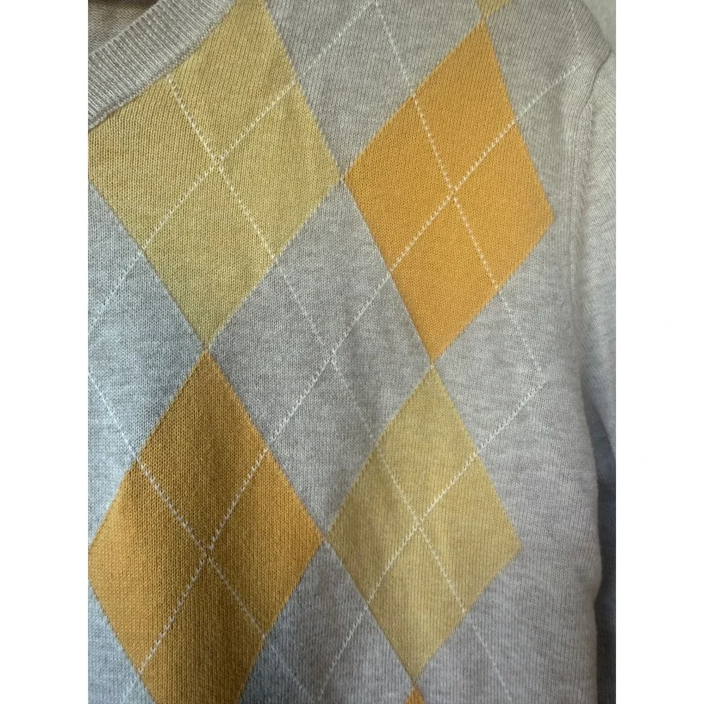 Banana Republic Mens Argyle Sweater Size‎ S Preppy Academia Old Money Heritage